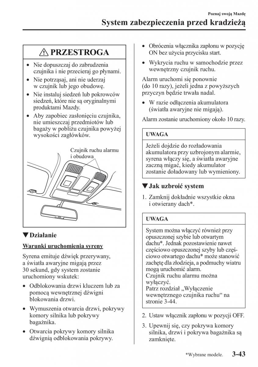 Mazda CX 5 instrukcja obslugi / page 116