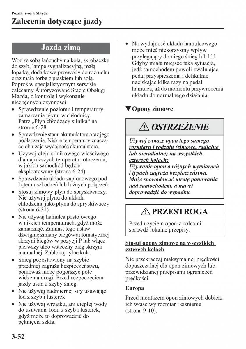 Mazda CX 5 instrukcja obslugi / page 125