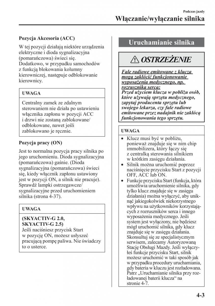 Mazda CX 5 instrukcja obslugi / page 140