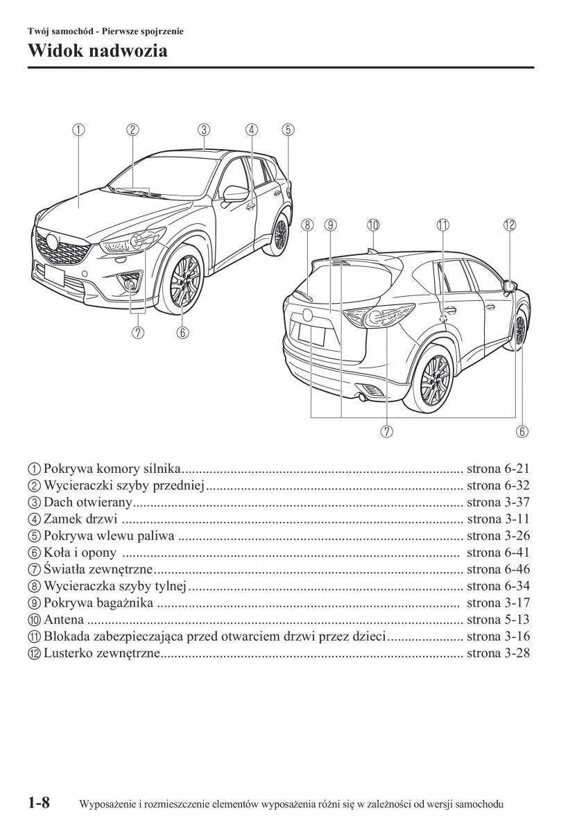 Mazda CX 5 instrukcja obslugi / page 15