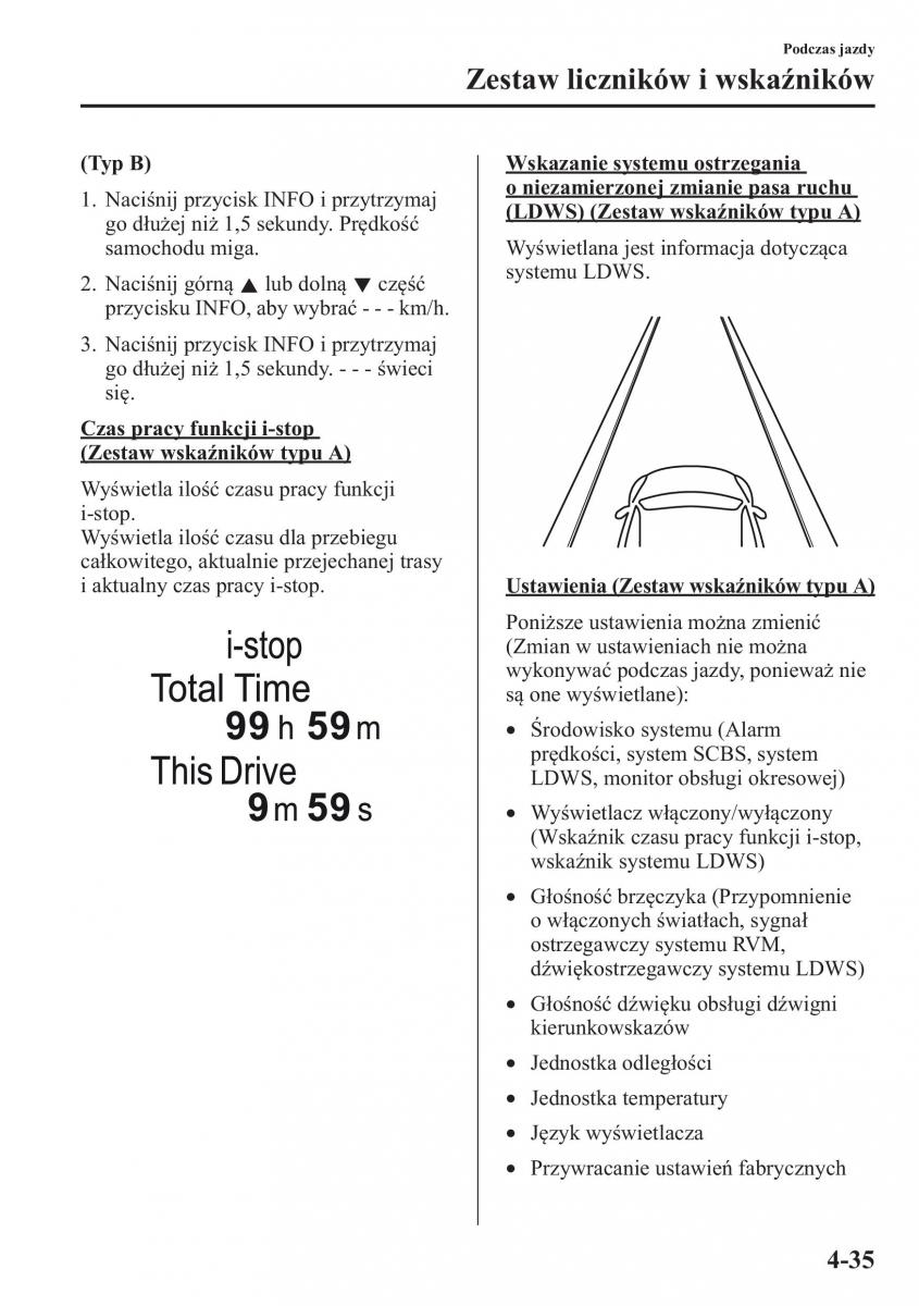 Mazda CX 5 instrukcja obslugi / page 172