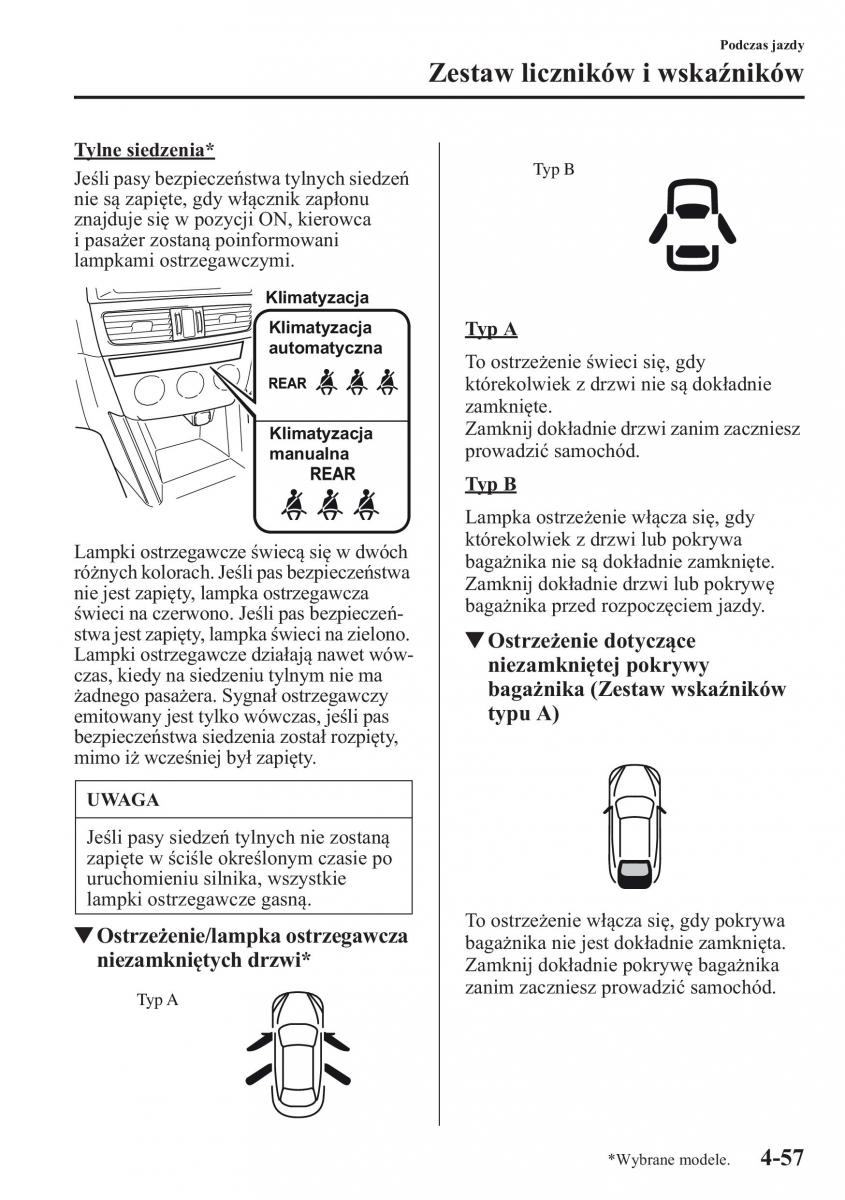 Mazda CX 5 instrukcja obslugi / page 194