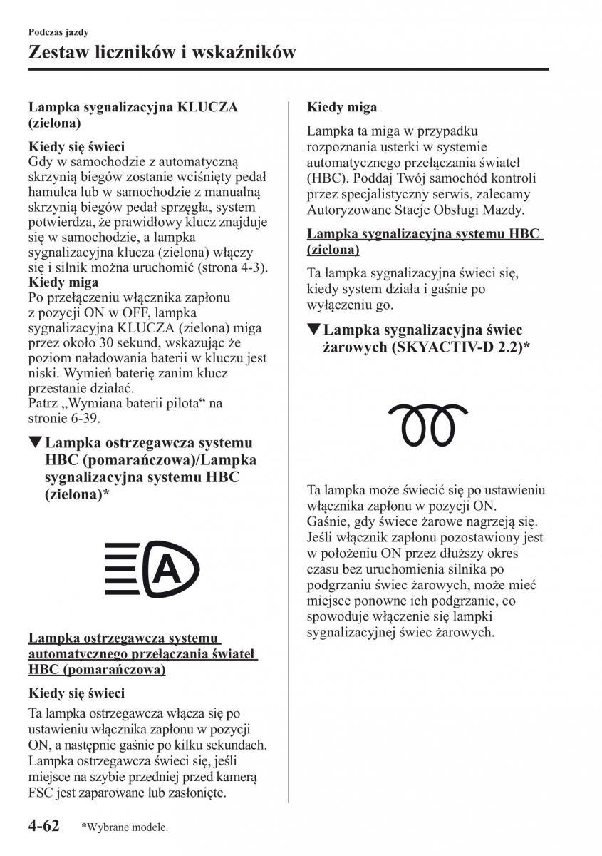 Mazda CX 5 instrukcja obslugi / page 199