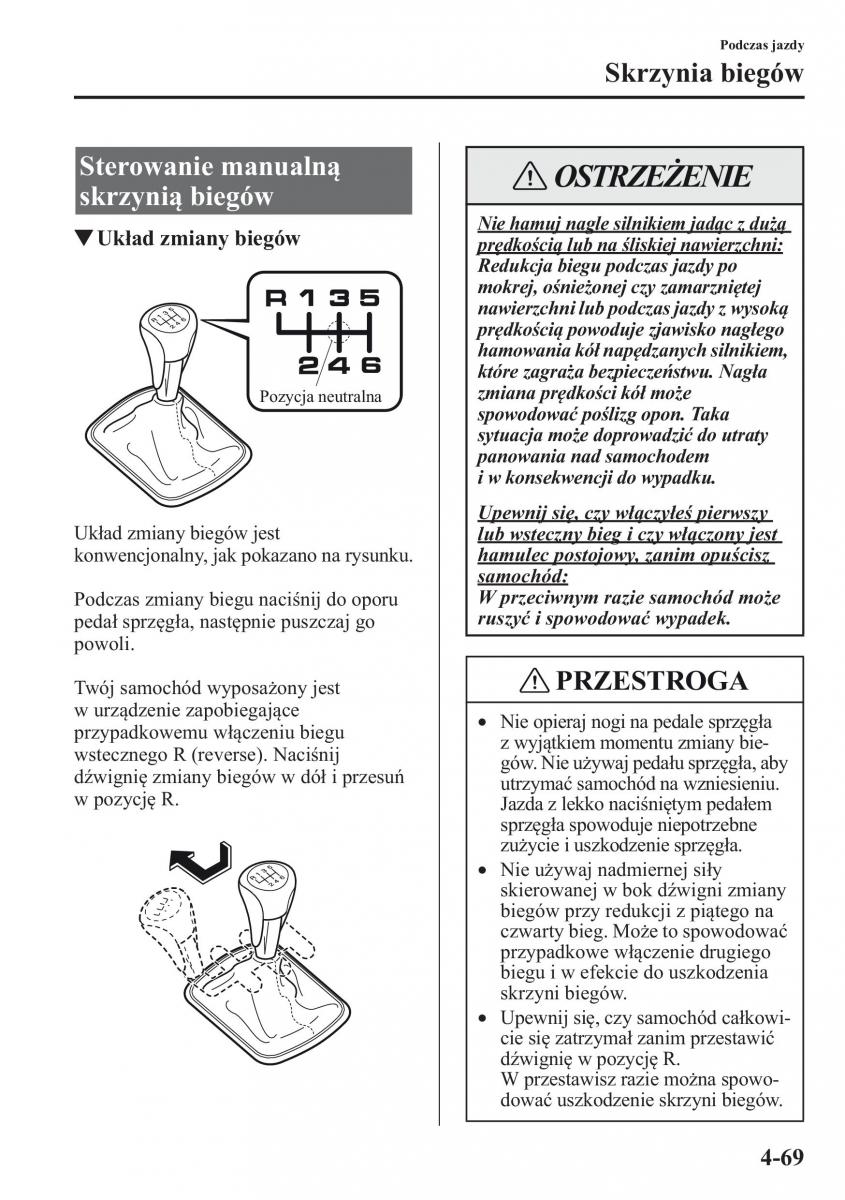 Mazda CX 5 instrukcja obslugi / page 206