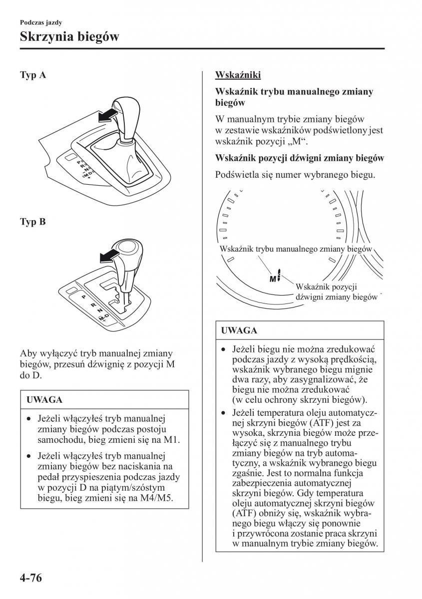 Mazda CX 5 instrukcja obslugi / page 213