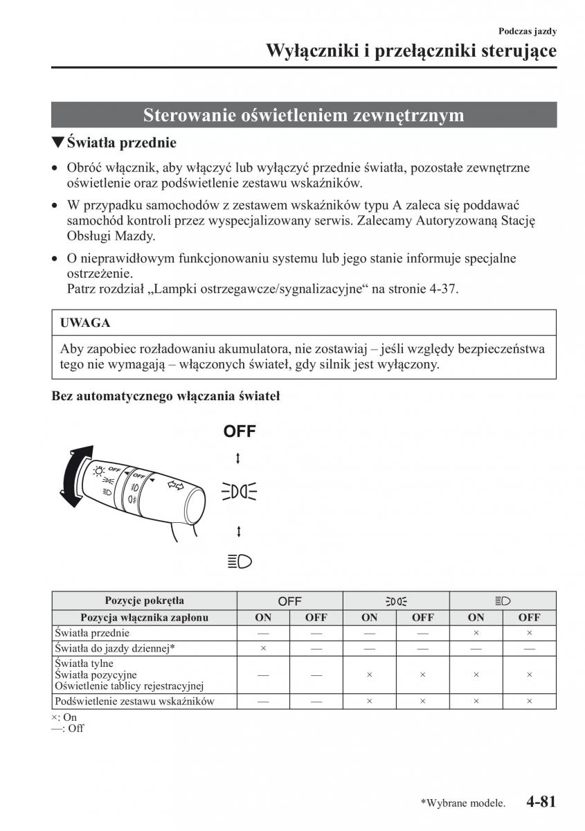 Mazda CX 5 instrukcja obslugi / page 218