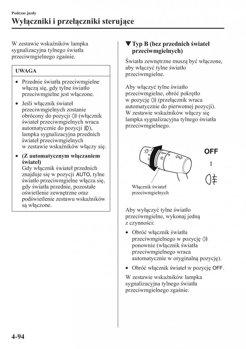 Mazda CX 5 instrukcja obslugi / page 231