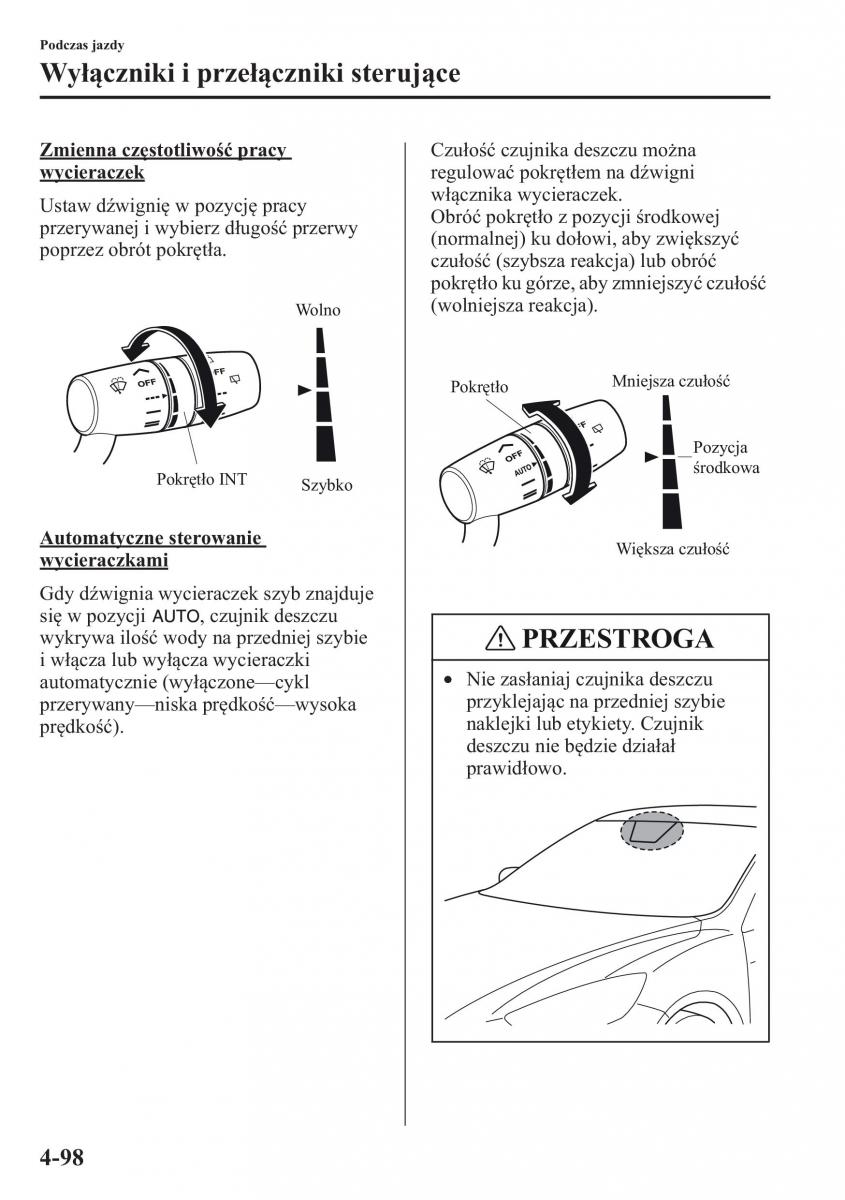 Mazda CX 5 instrukcja obslugi / page 235