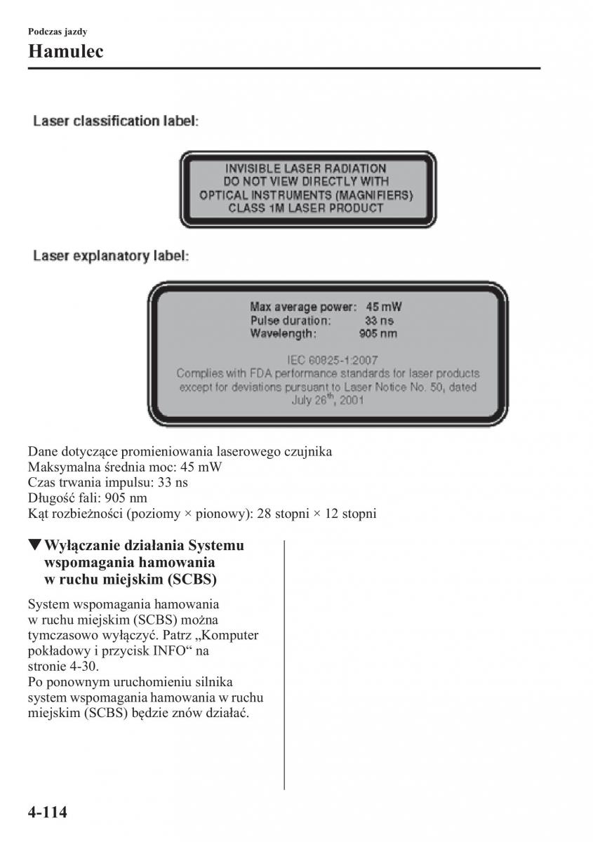 Mazda CX 5 instrukcja obslugi / page 251