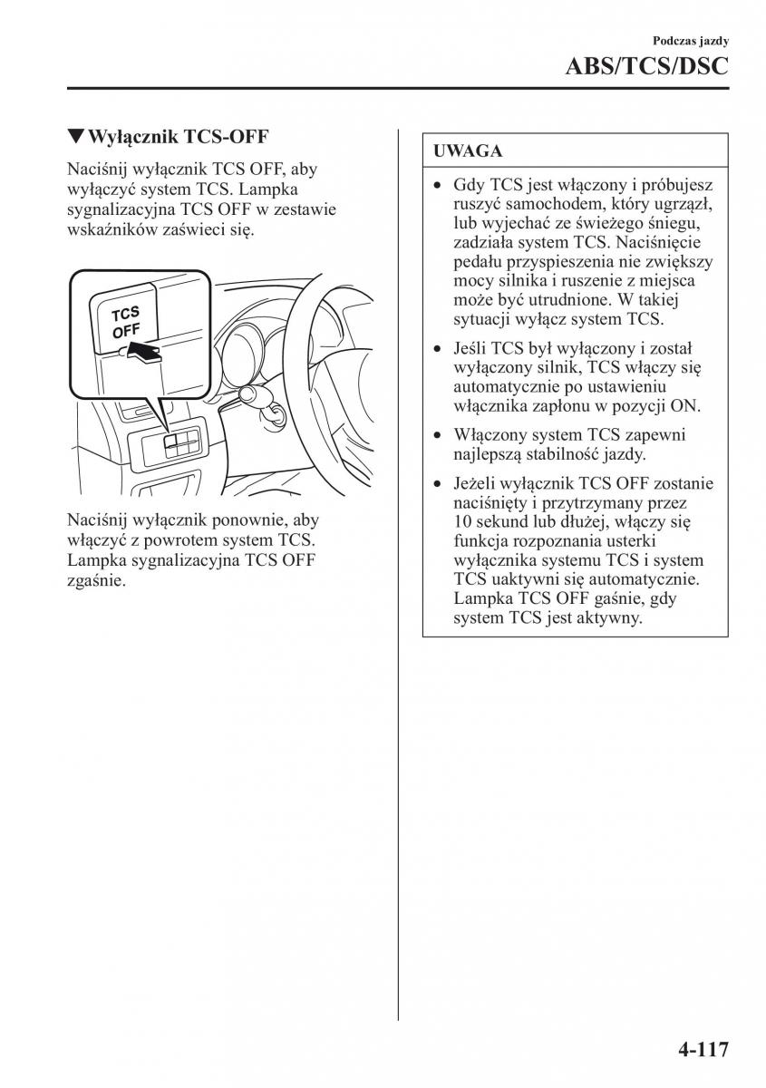 Mazda CX 5 instrukcja obslugi / page 254