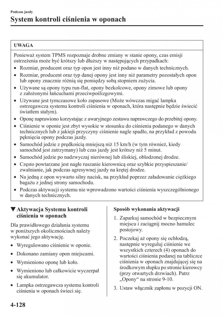 Mazda CX 5 instrukcja obslugi / page 265