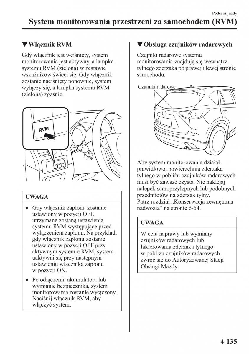 Mazda CX 5 instrukcja obslugi / page 272