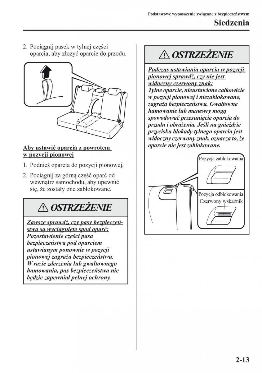 Mazda CX 5 instrukcja obslugi / page 28