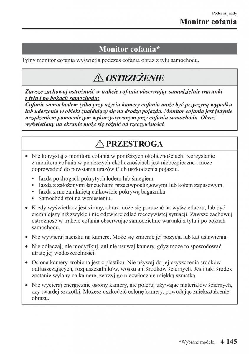 Mazda CX 5 instrukcja obslugi / page 282