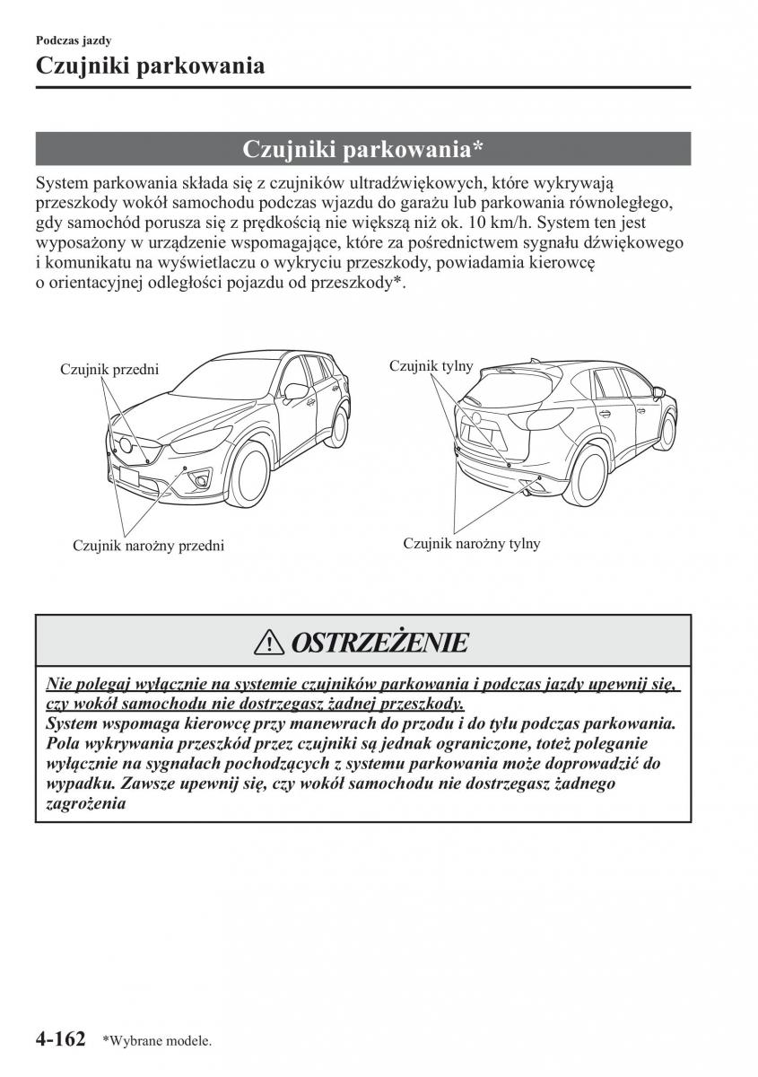 Mazda CX 5 instrukcja obslugi / page 299