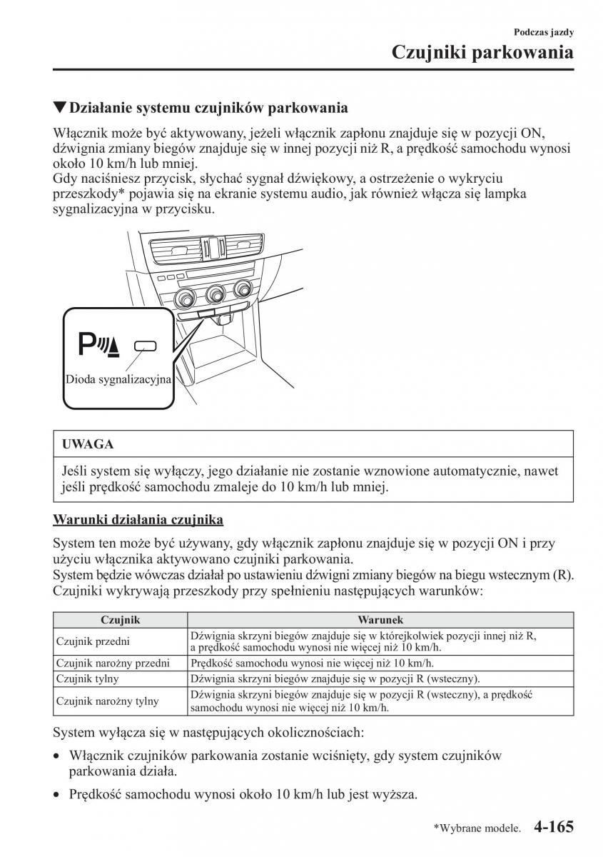 Mazda CX 5 instrukcja obslugi / page 302