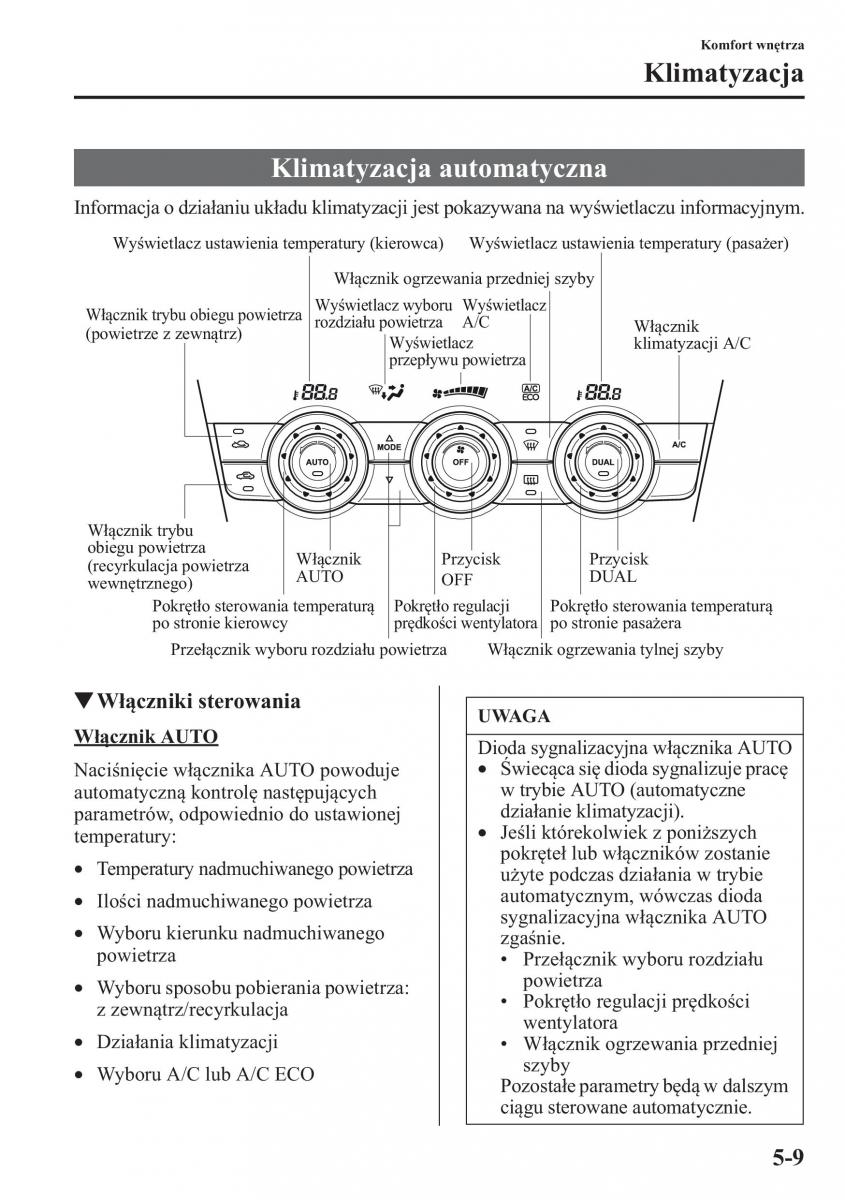 Mazda CX 5 instrukcja obslugi / page 316