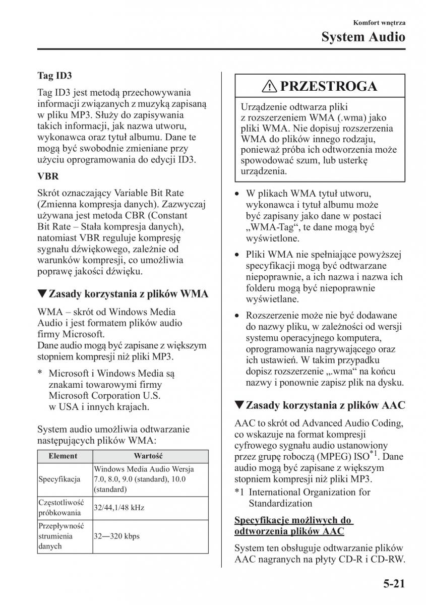 Mazda CX 5 instrukcja obslugi / page 328