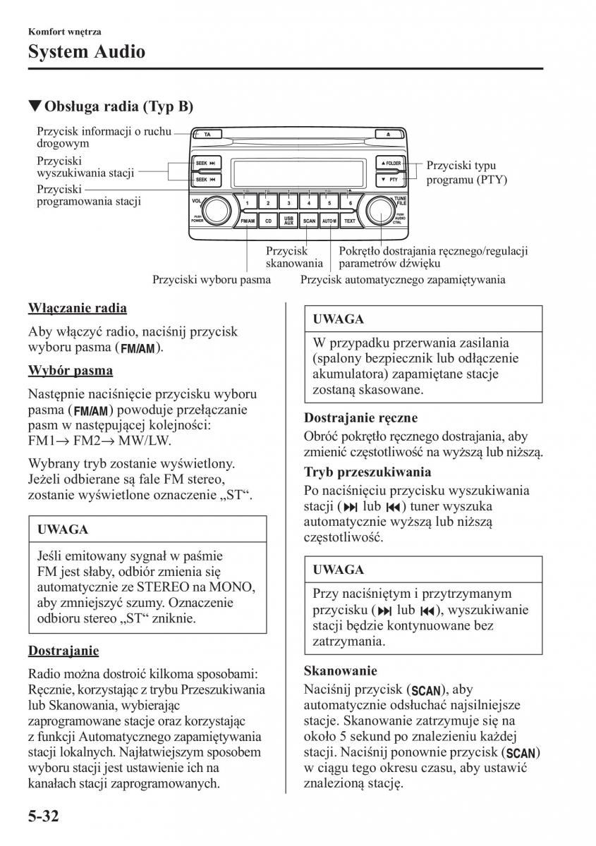 Mazda CX 5 instrukcja obslugi / page 339