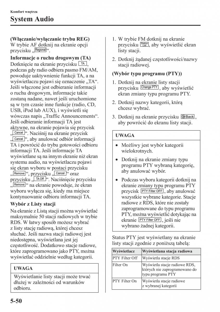 Mazda CX 5 instrukcja obslugi / page 357