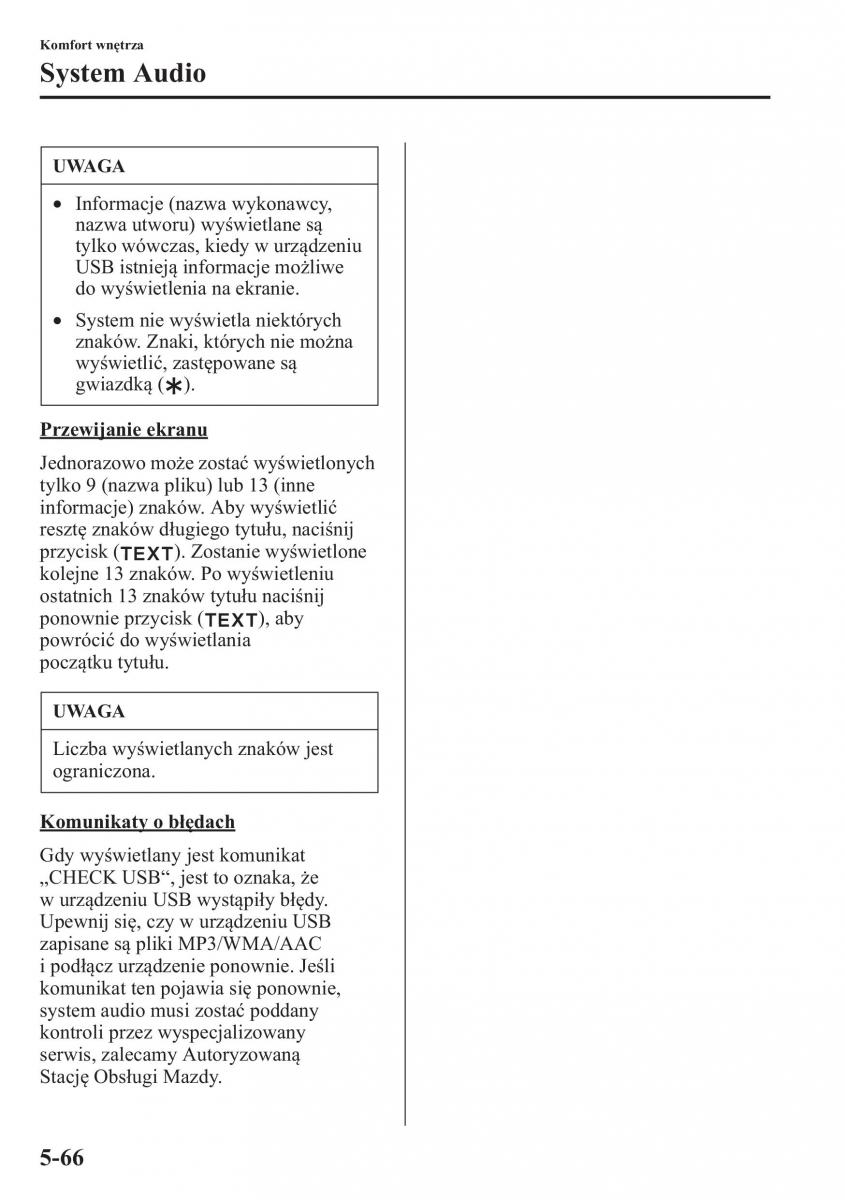 Mazda CX 5 instrukcja obslugi / page 373