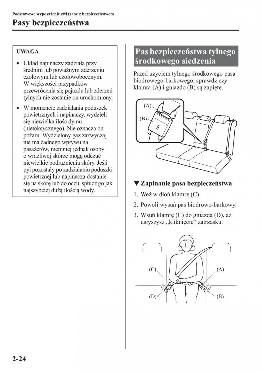 Mazda CX 5 instrukcja obslugi / page 39