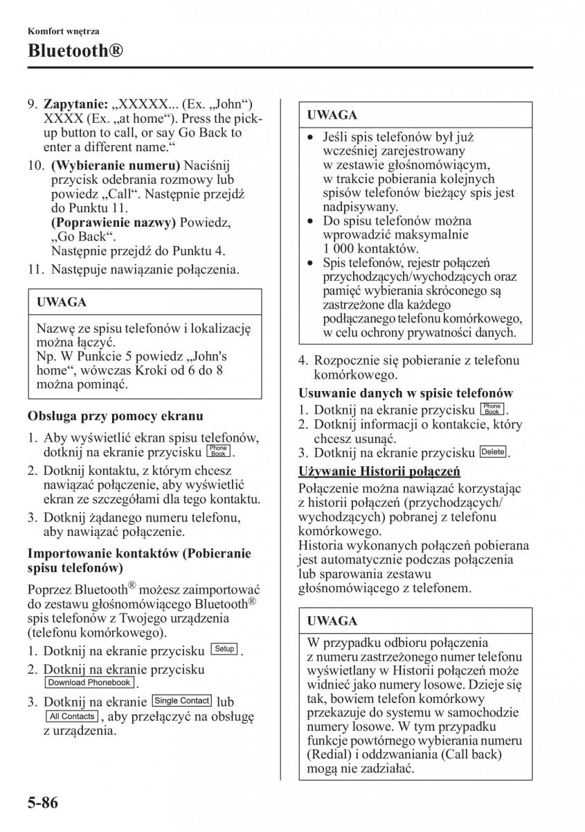 Mazda CX 5 instrukcja obslugi / page 393