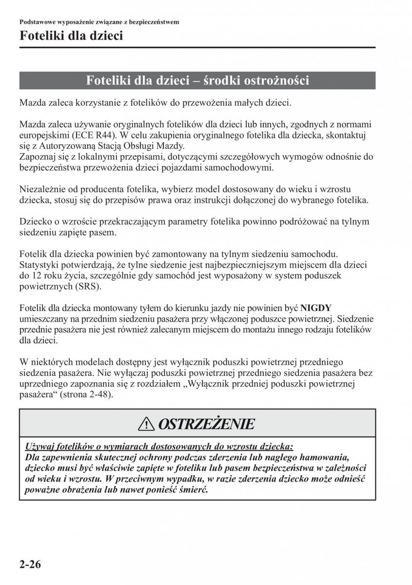 Mazda CX 5 instrukcja obslugi / page 41