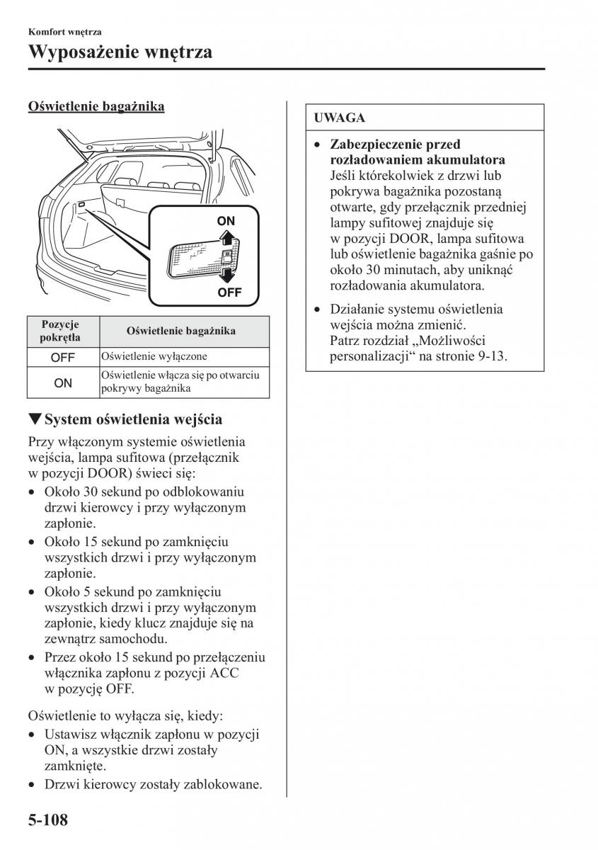 Mazda CX 5 instrukcja obslugi / page 415