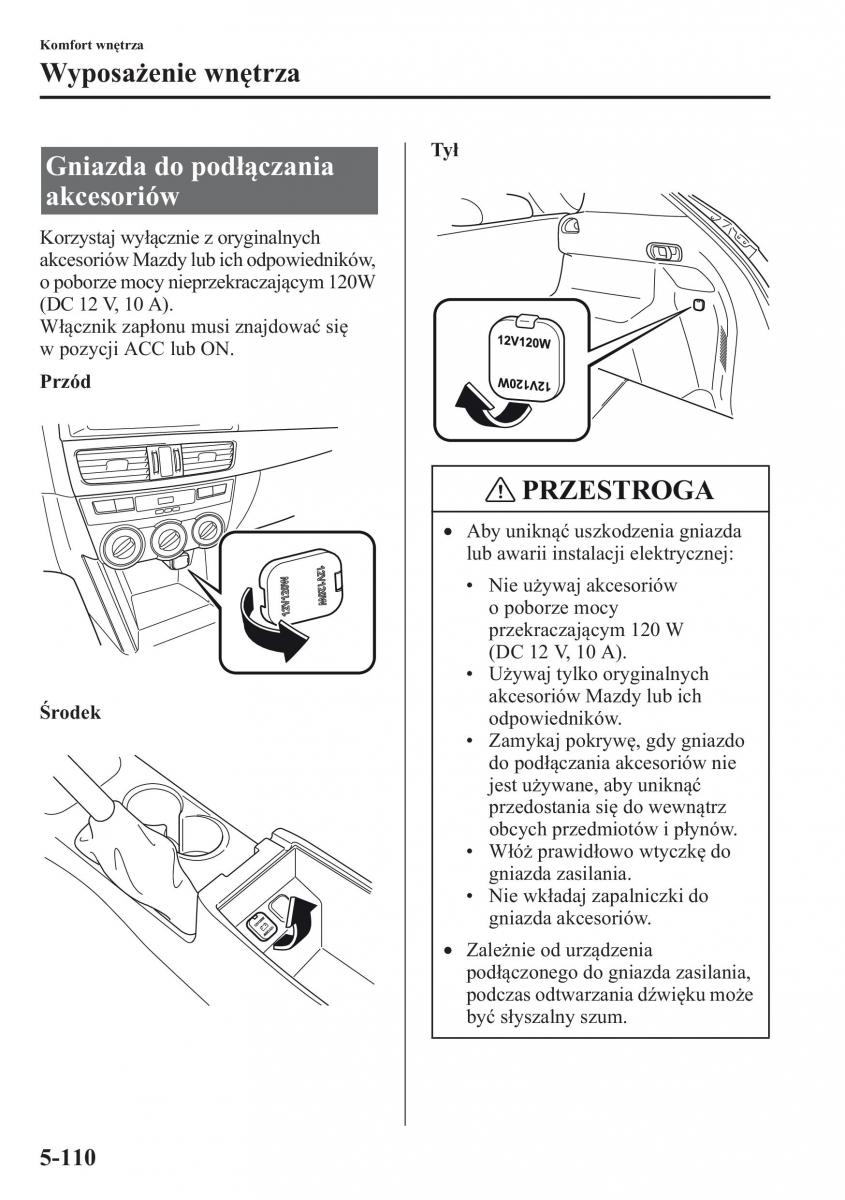 Mazda CX 5 instrukcja obslugi / page 417