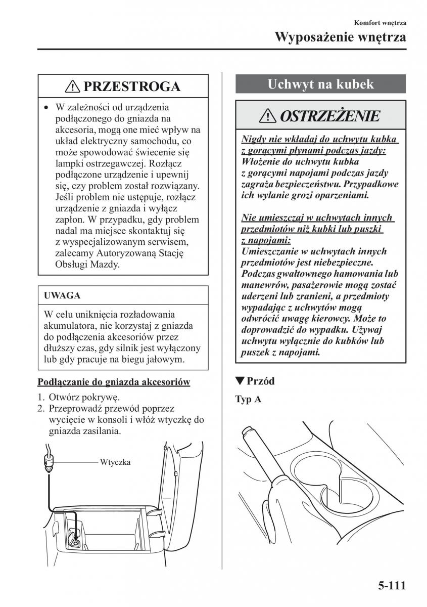 Mazda CX 5 instrukcja obslugi / page 418