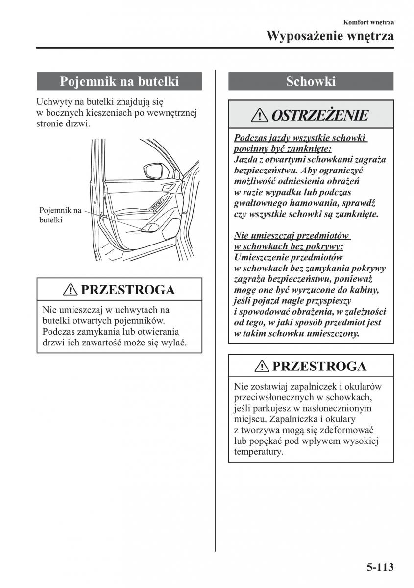 Mazda CX 5 instrukcja obslugi / page 420