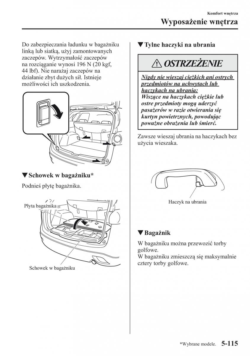 Mazda CX 5 instrukcja obslugi / page 422