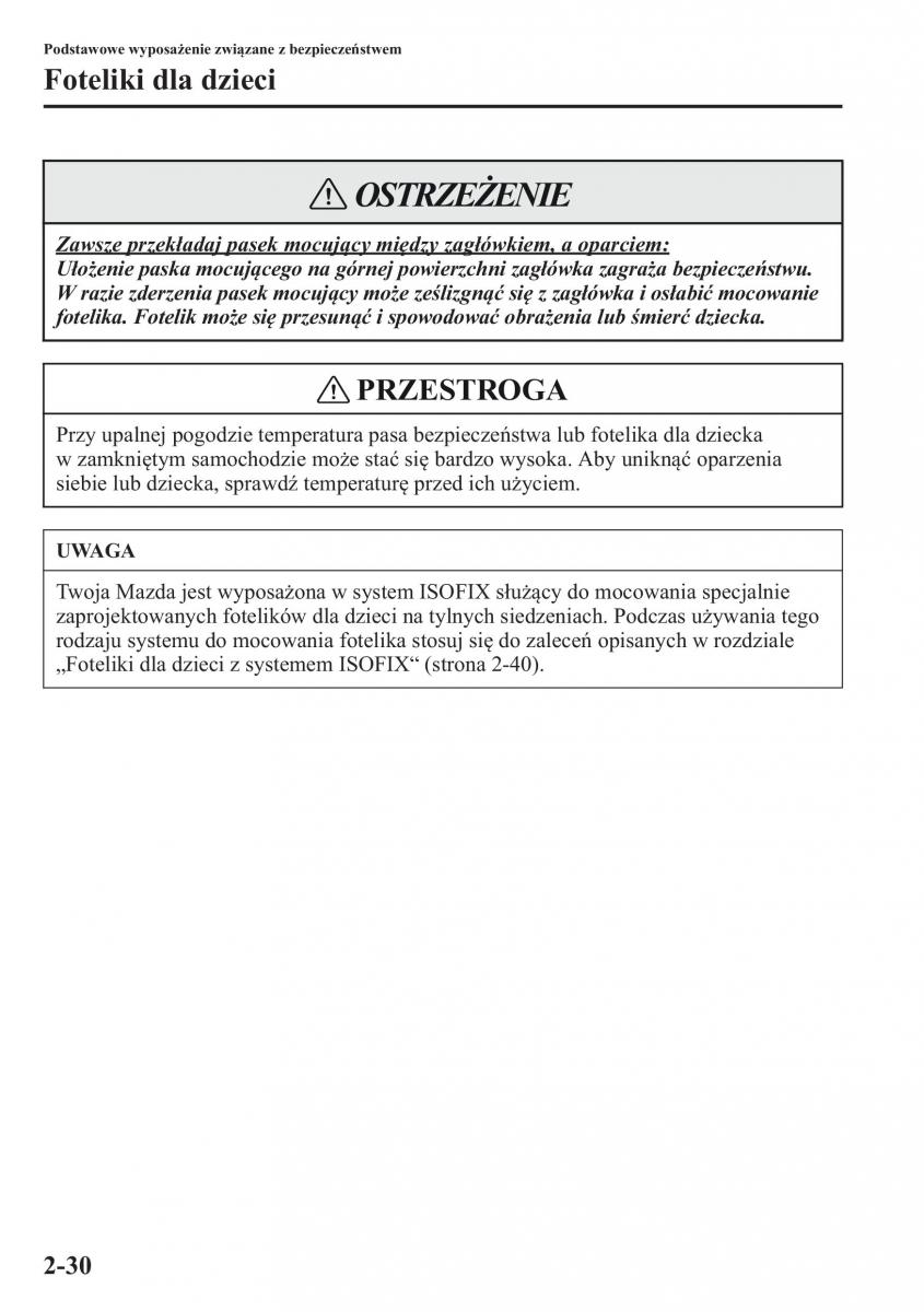 Mazda CX 5 instrukcja obslugi / page 45