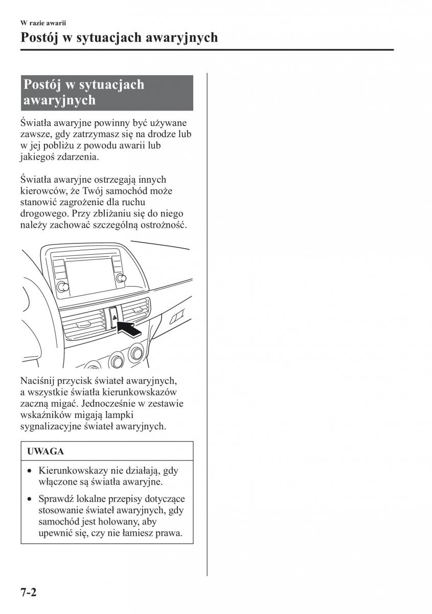 Mazda CX 5 instrukcja obslugi / page 499