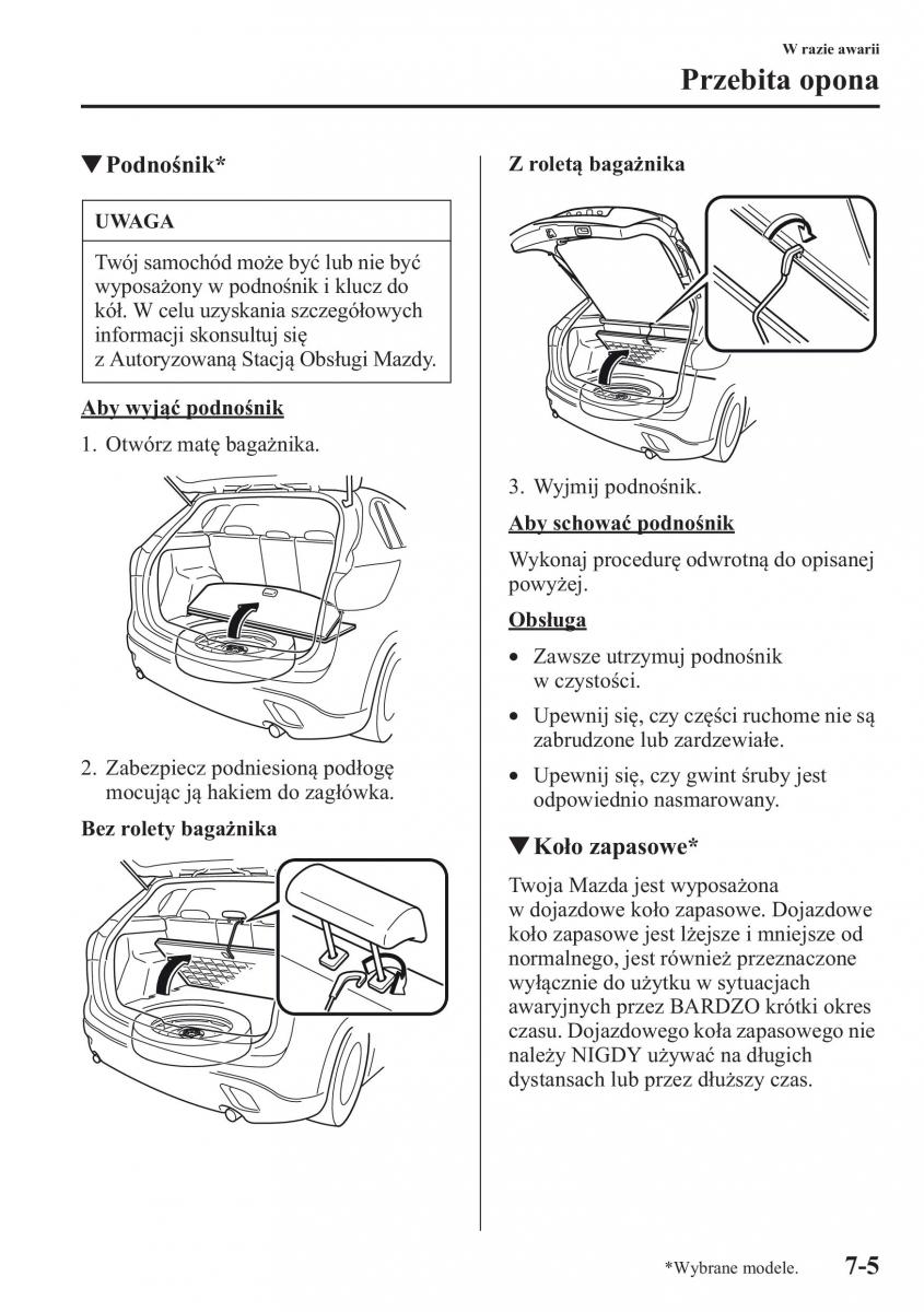 Mazda CX 5 instrukcja obslugi / page 502