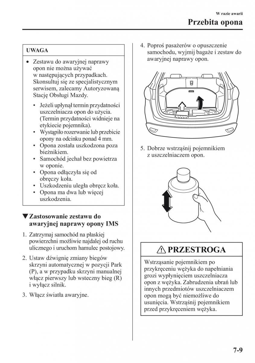 Mazda CX 5 instrukcja obslugi / page 506