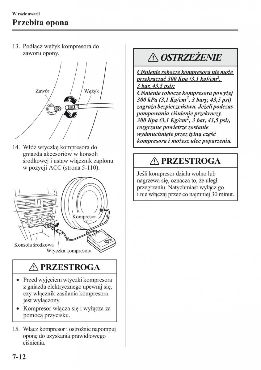 Mazda CX 5 instrukcja obslugi / page 509