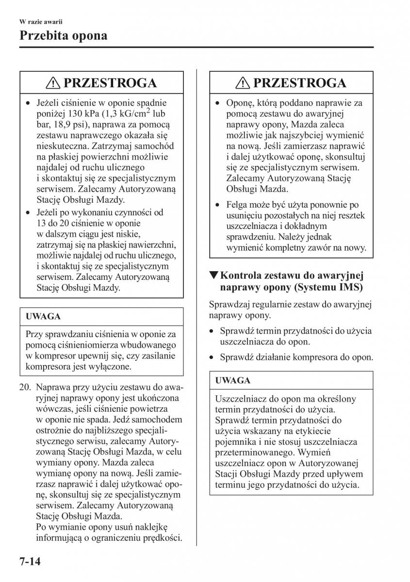 Mazda CX 5 instrukcja obslugi / page 511