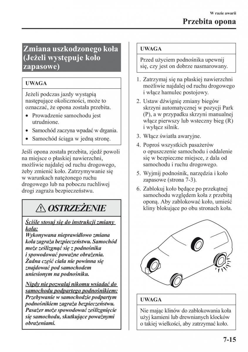 Mazda CX 5 instrukcja obslugi / page 512