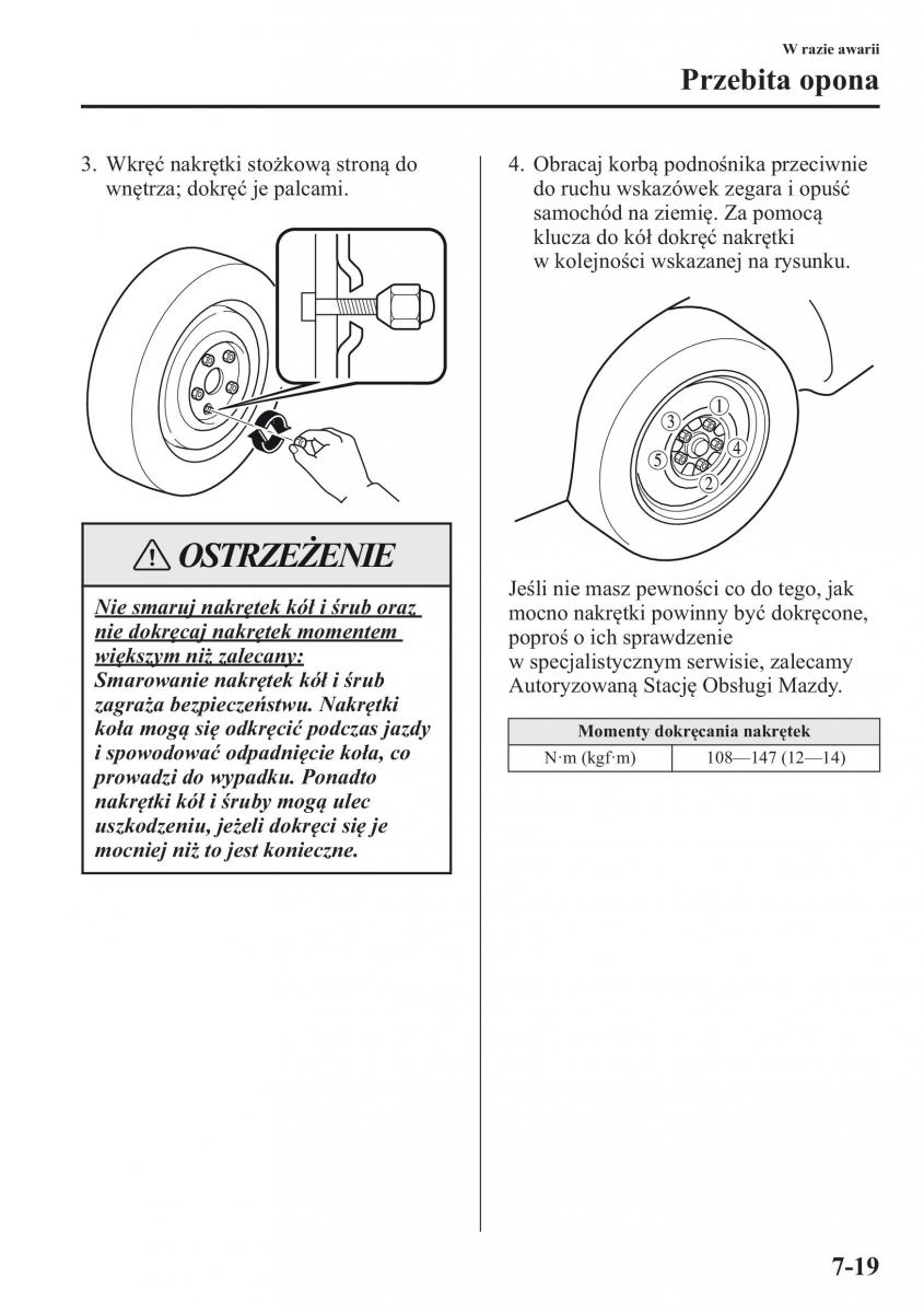 Mazda CX 5 instrukcja obslugi / page 516