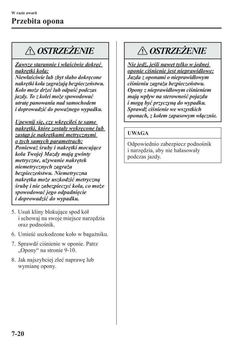 Mazda CX 5 instrukcja obslugi / page 517