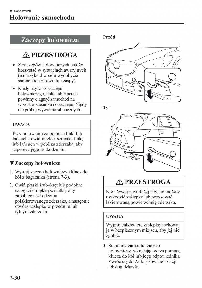 Mazda CX 5 instrukcja obslugi / page 527