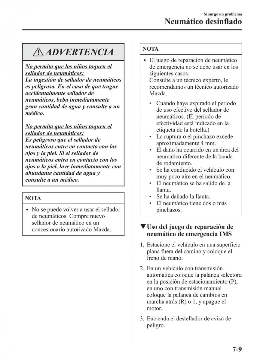 Mazda CX 5 manual del propietario / page 544