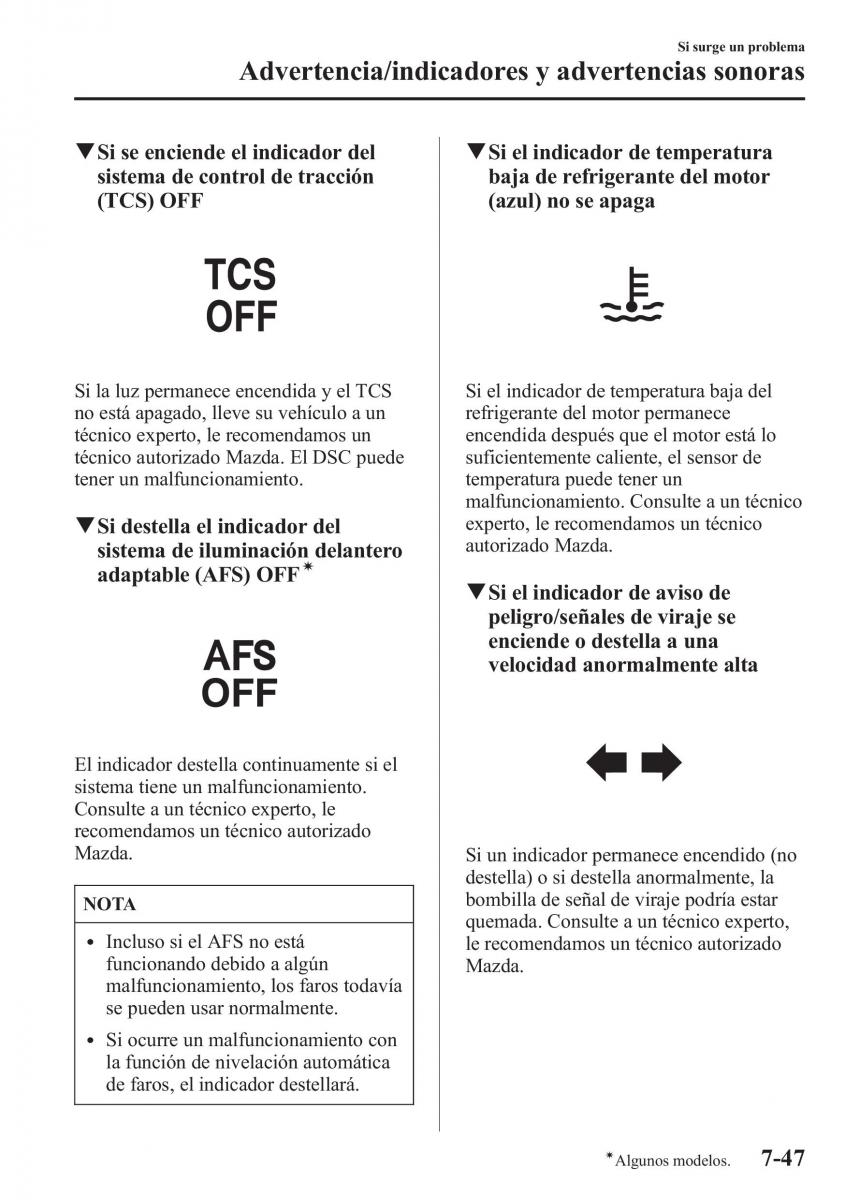 Mazda CX 5 manual del propietario / page 582