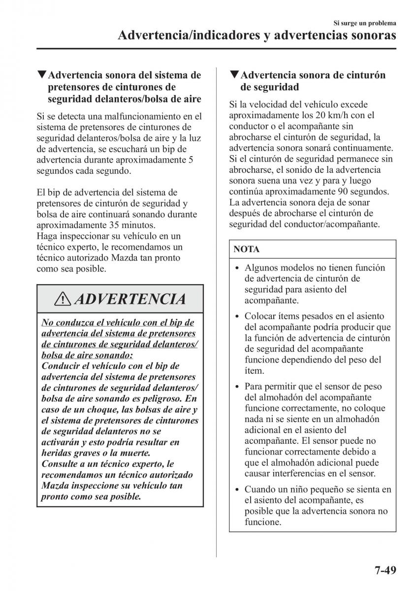 Mazda CX 5 manual del propietario / page 584