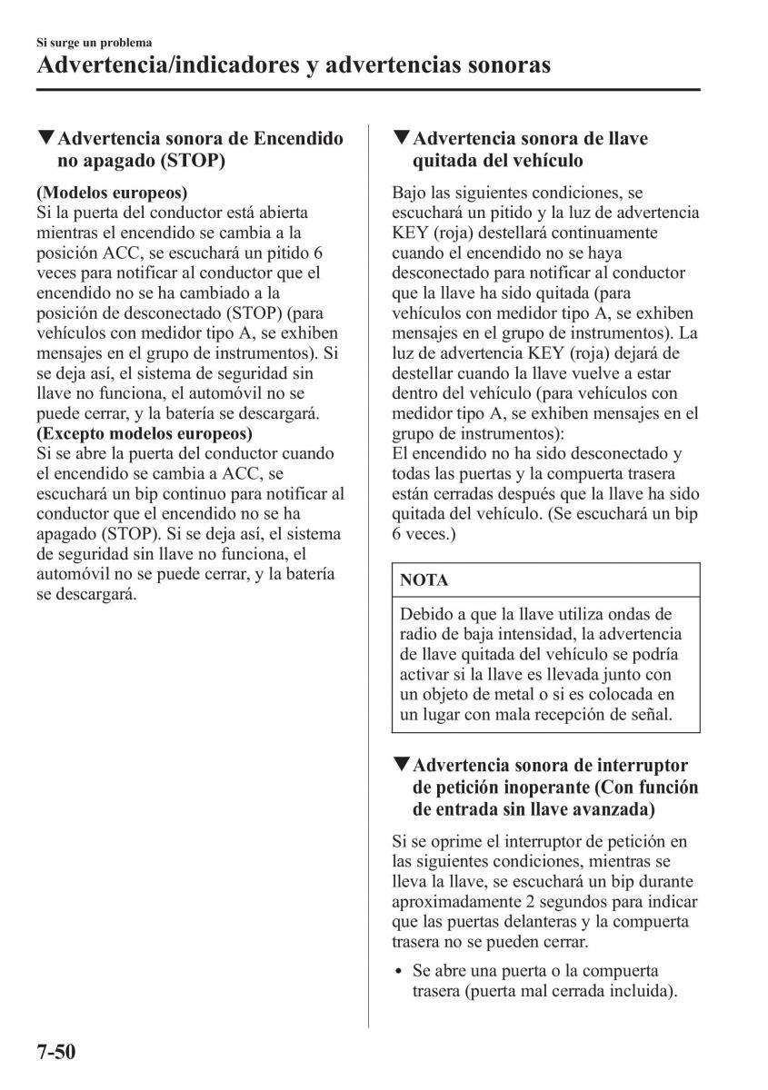 Mazda CX 5 manual del propietario / page 585