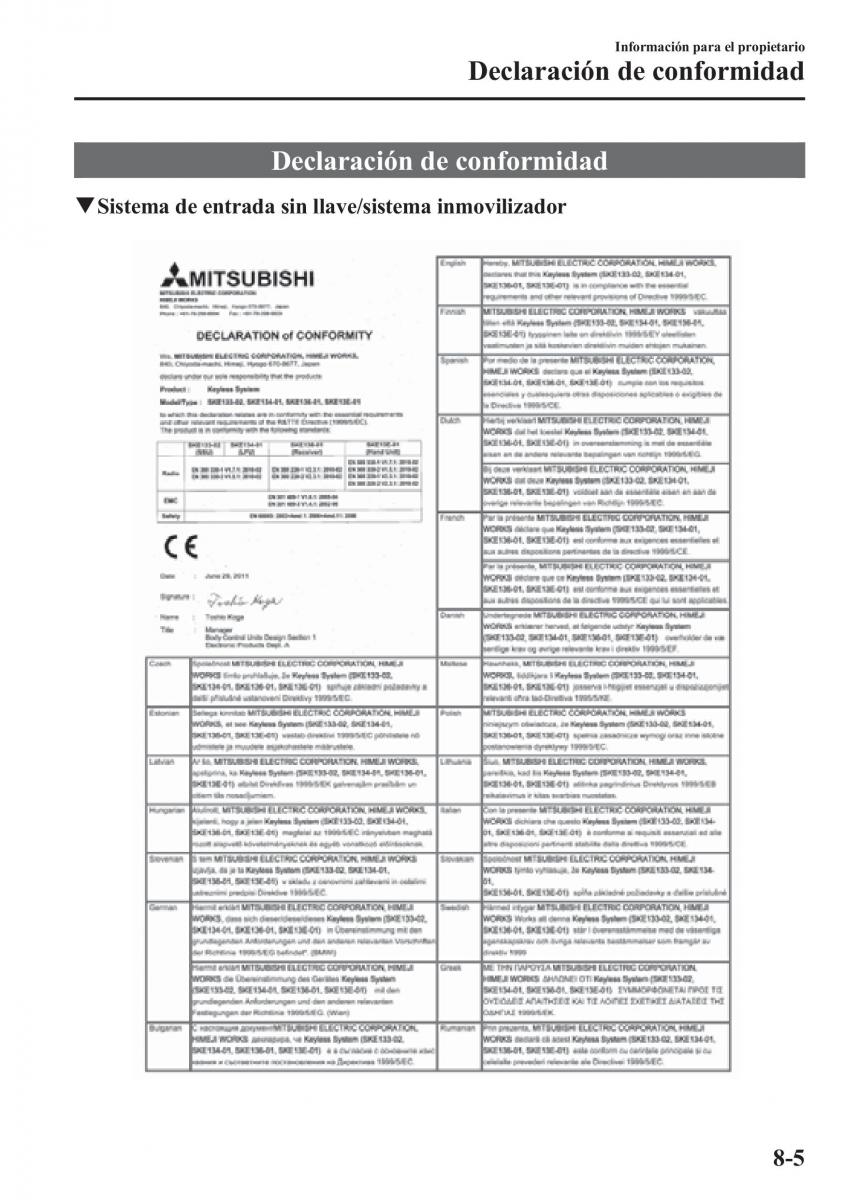 Mazda CX 5 manual del propietario / page 594