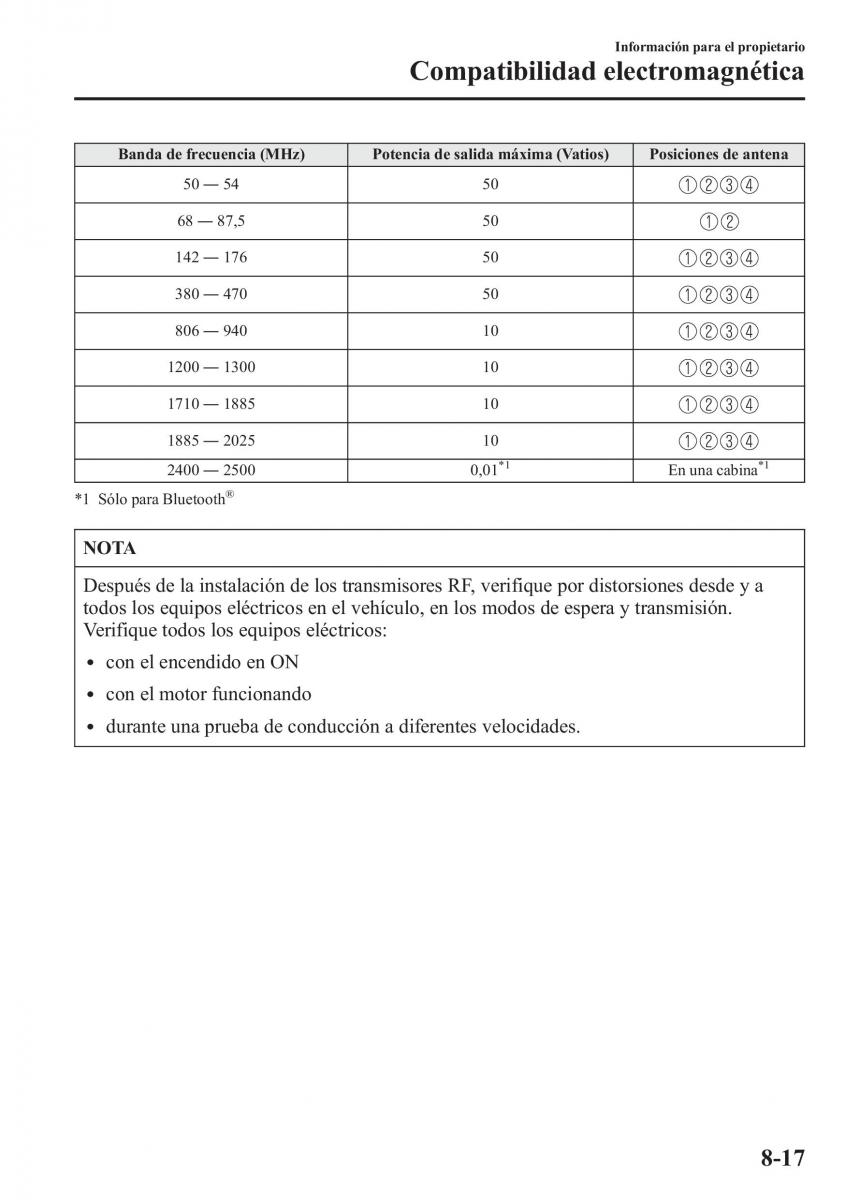 Mazda CX 5 manual del propietario / page 606