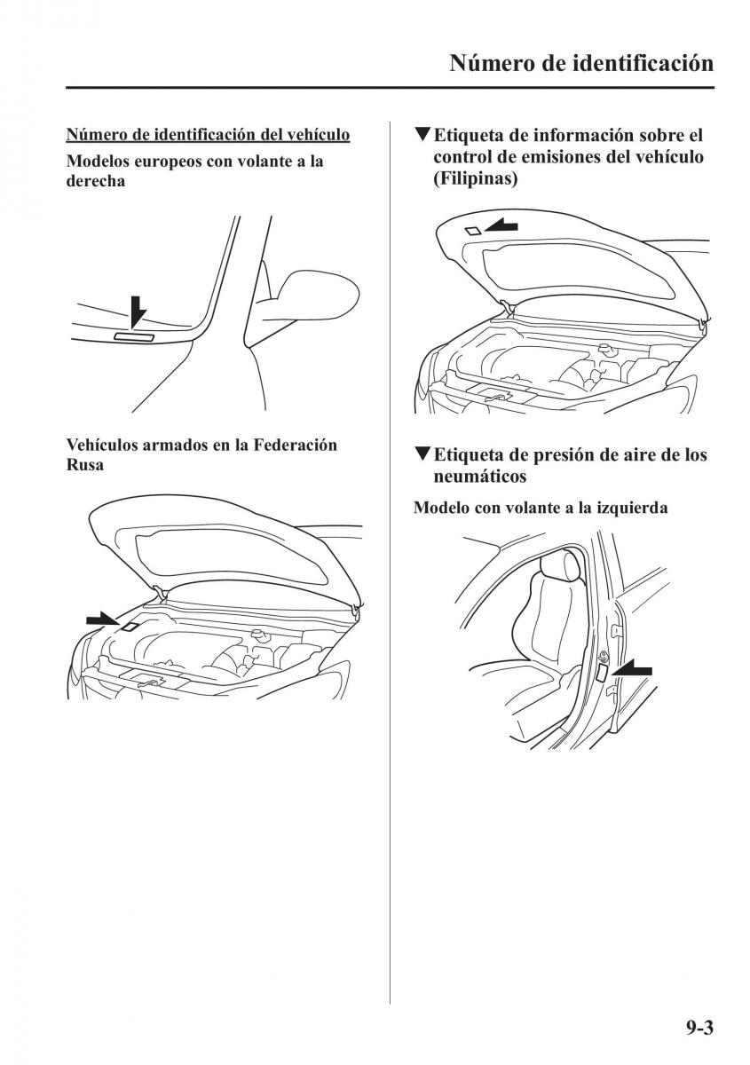 Mazda CX 5 manual del propietario / page 612